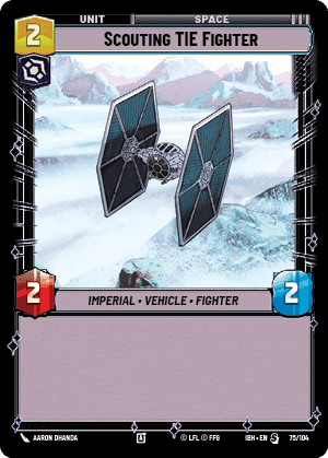Scouting TIE Fighter