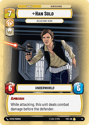 ⟡ Han Solo, Reluctant Hero