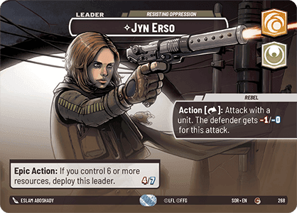 ⟡ Jyn Erso, Resisting Oppression