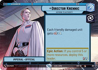 ⟡ Director Krennic, Aspiring to Authority