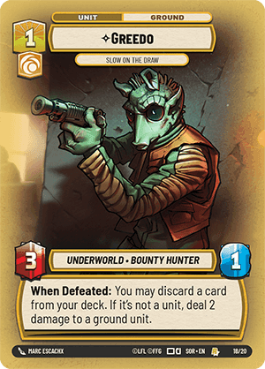 ⟡ Greedo, Slow on the Draw