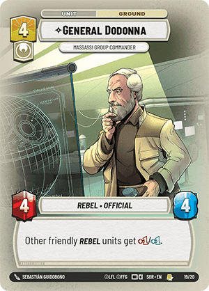 ⟡ General Dodonna, Massassi Group Commander