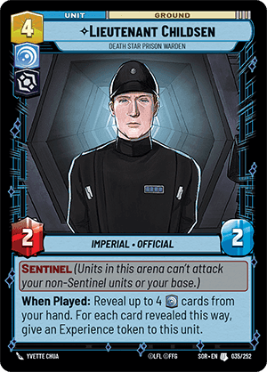 Lieutenant Childsen - Death Star Prison Warden