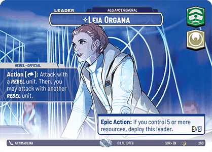 ⟡ Leia Organa, Alliance General
