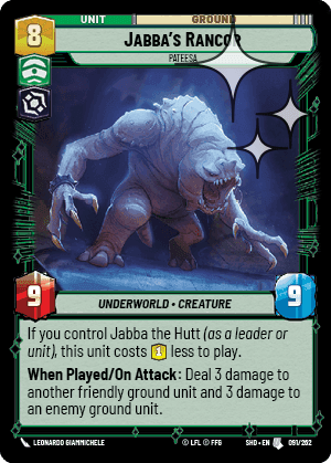 ⟡ Jabba's Rancor, Pateesa