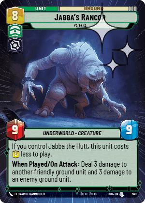 ⟡ Jabba's Rancor, Pateesa