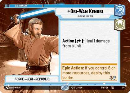 ⟡ Obi-Wan Kenobi, Patient Mentor
