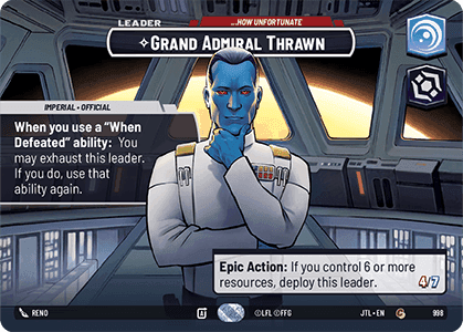 ⟡ Grand Admiral Thrawn, ...How Unfortunate