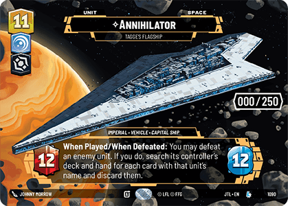 ⟡ Annihilator, Tagge's Flagship