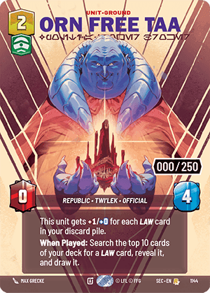 ⟡ Orn Free Taa, Political Power Broker