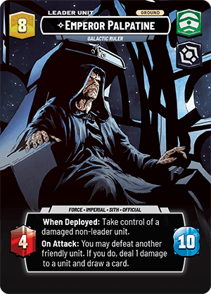 ⟡ Emperor Palpatine, Galactic Ruler (back)