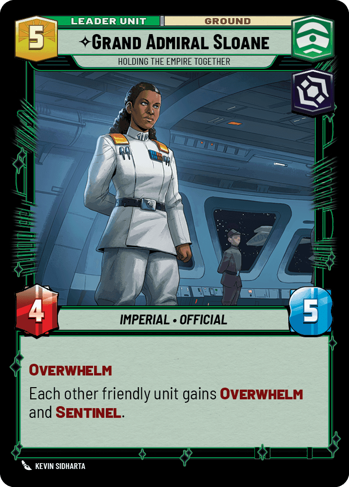 ⟡ Grand Admiral Sloane, Holding the Empire Together (back)