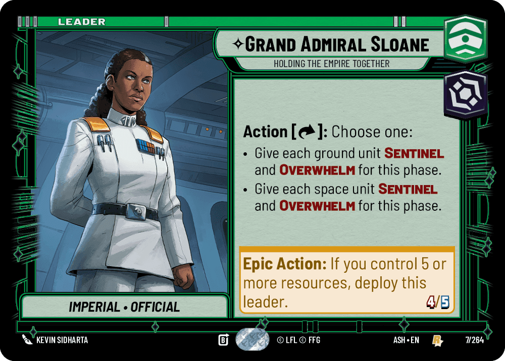 ⟡ Grand Admiral Sloane, Holding the Empire Together