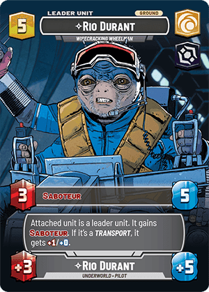 ⟡ Rio Durant, Wisecracking Wheelman (back)