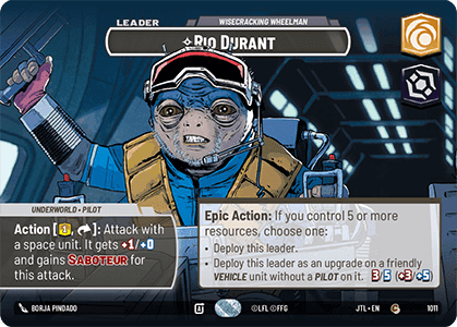 ⟡ Rio Durant, Wisecracking Wheelman