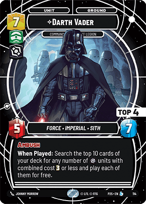 ⟡ Darth Vader, Commanding the First Legion