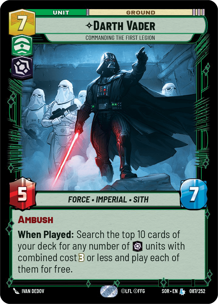 ⟡ Darth Vader, Commanding the First Legion
