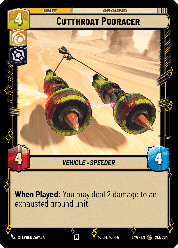 Cutthroat Podracer