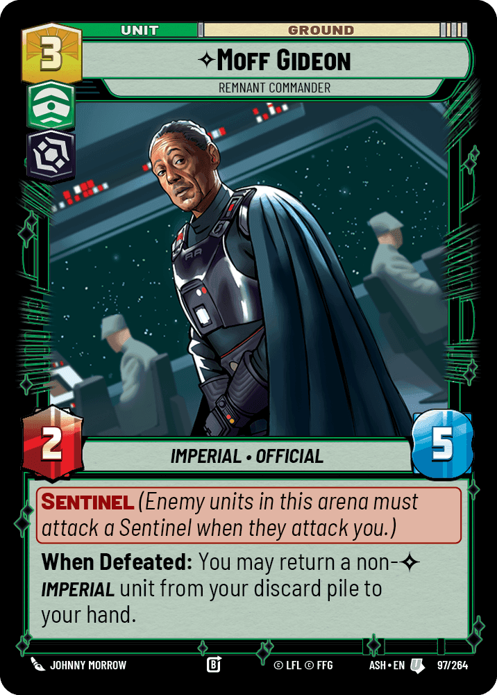 ⟡ Moff Gideon, Remnant Commander