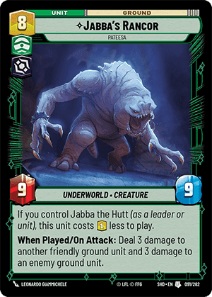 ⟡ Jabba's Rancor, Pateesa