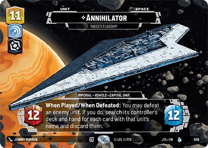 ⟡ Annihilator, Tagge's Flagship