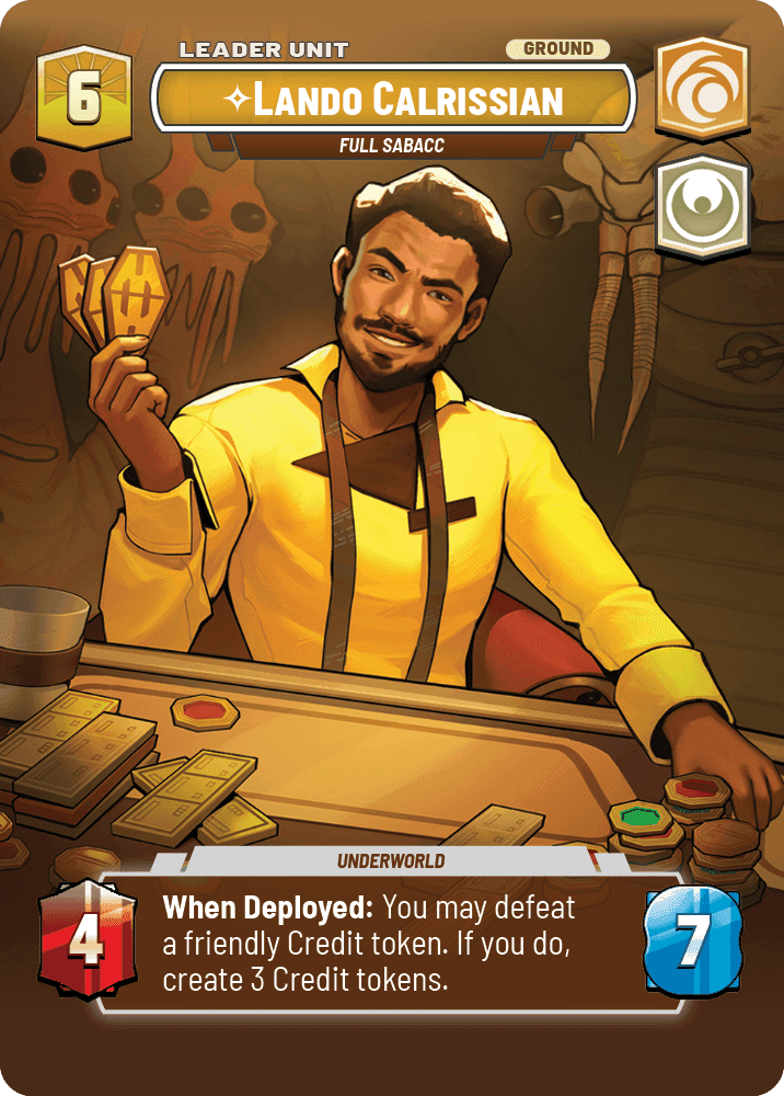⟡ Lando Calrissian, Full Sabacc (back)