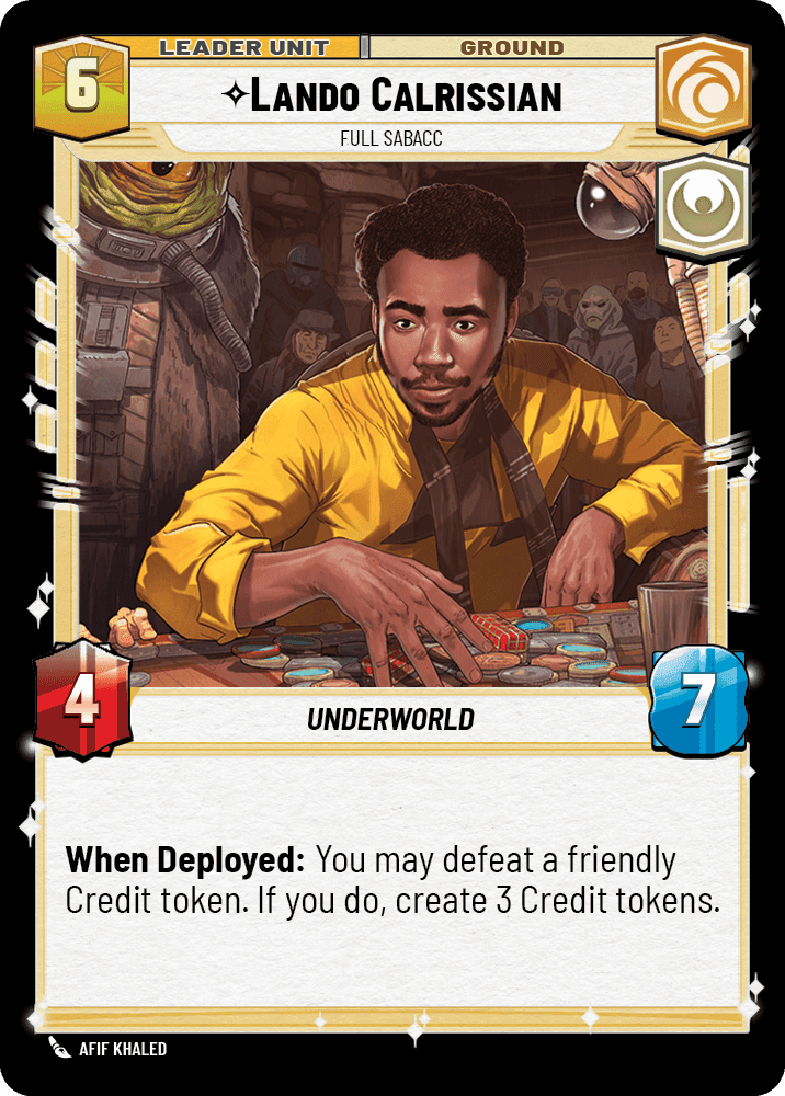 ⟡ Lando Calrissian, Full Sabacc (back)