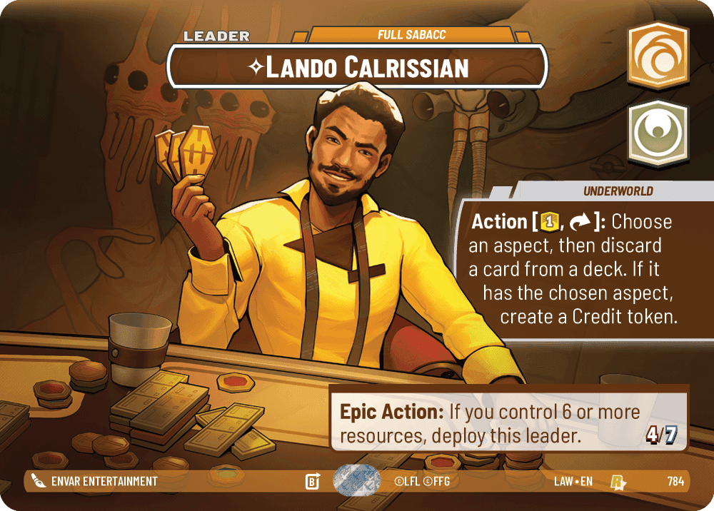 ⟡ Lando Calrissian, Full Sabacc