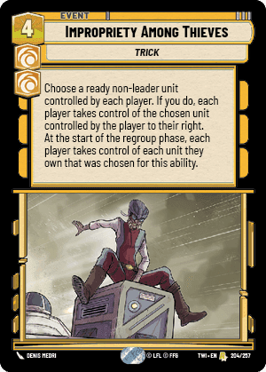 Impropriety Among Thieves