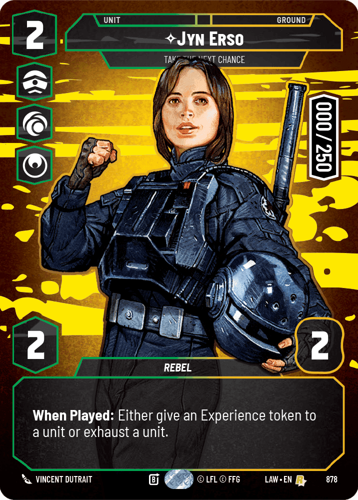 ⟡ Jyn Erso, Take the Next Chance