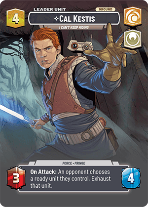 ⟡ Cal Kestis, I Can't Keep Hiding (back)