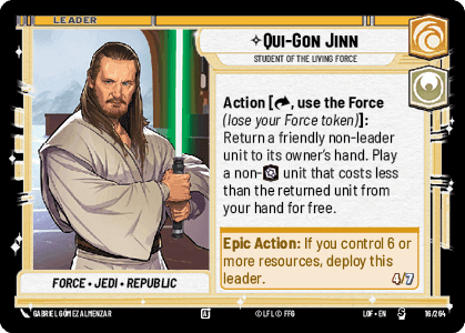 ⟡ Qui-Gon Jinn, Student of the Living Force
