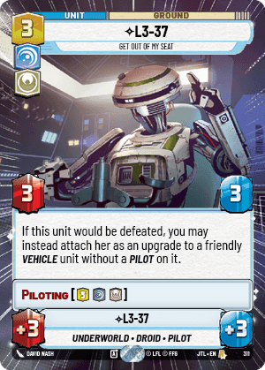 ⟡ L3-37, Get Out Of My Seat