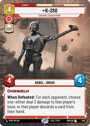 ⟡ K-2SO, Cassian's Counterpart
