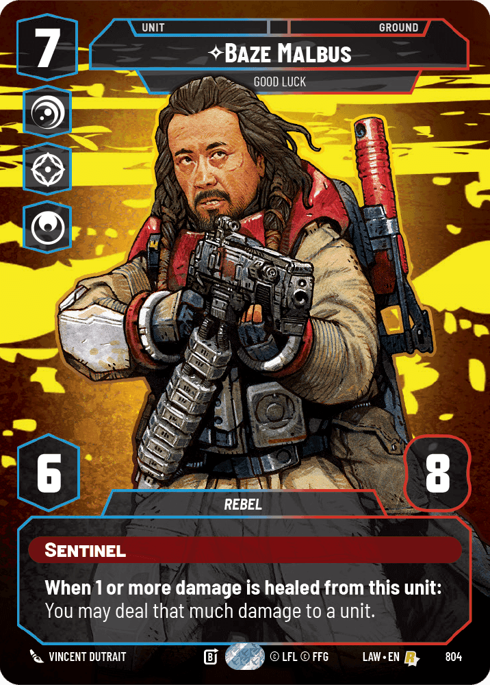 ⟡ Baze Malbus, Good Luck