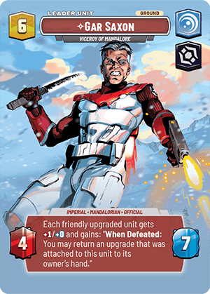 ⟡ Gar Saxon, Viceroy of Mandalore (back)