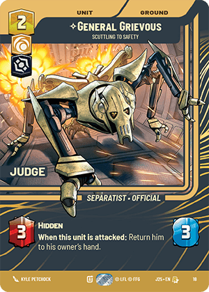 ⟡ General Grievous, Scuttling to Safety