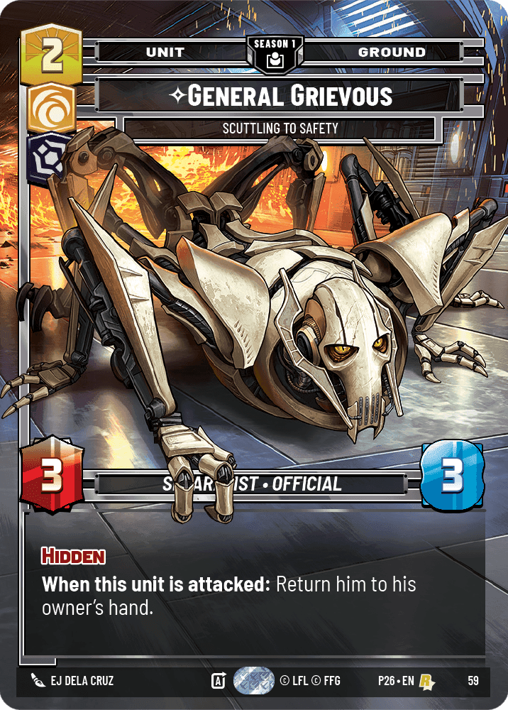 ⟡ General Grievous, Scuttling to Safety