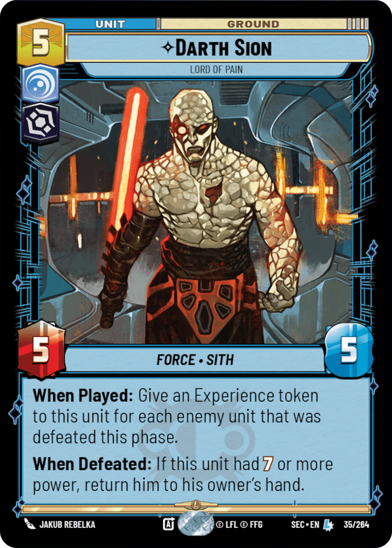 ⟡ Darth Sion, Lord of Pain
