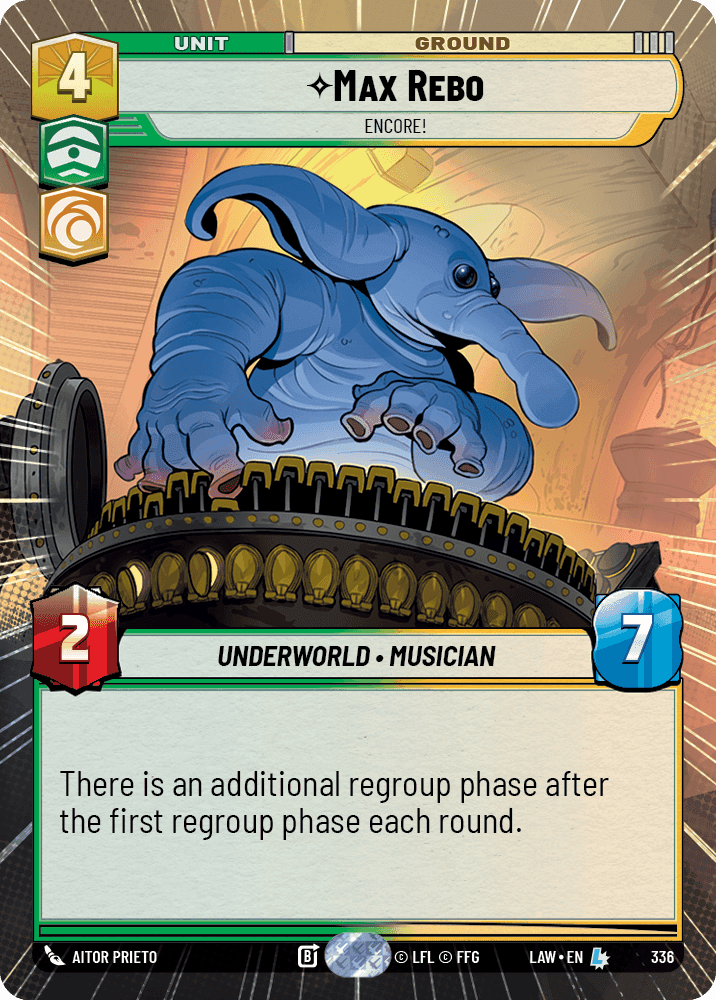 ⟡ Max Rebo, Encore!