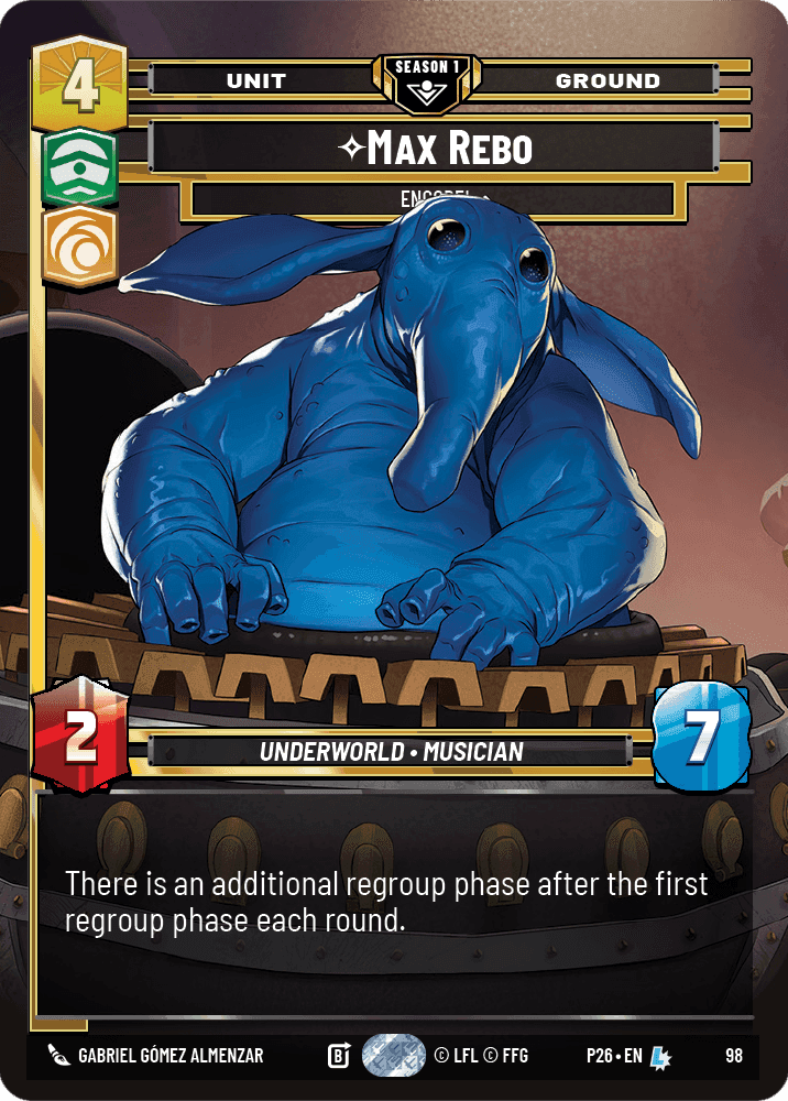 ⟡ Max Rebo, Encore!