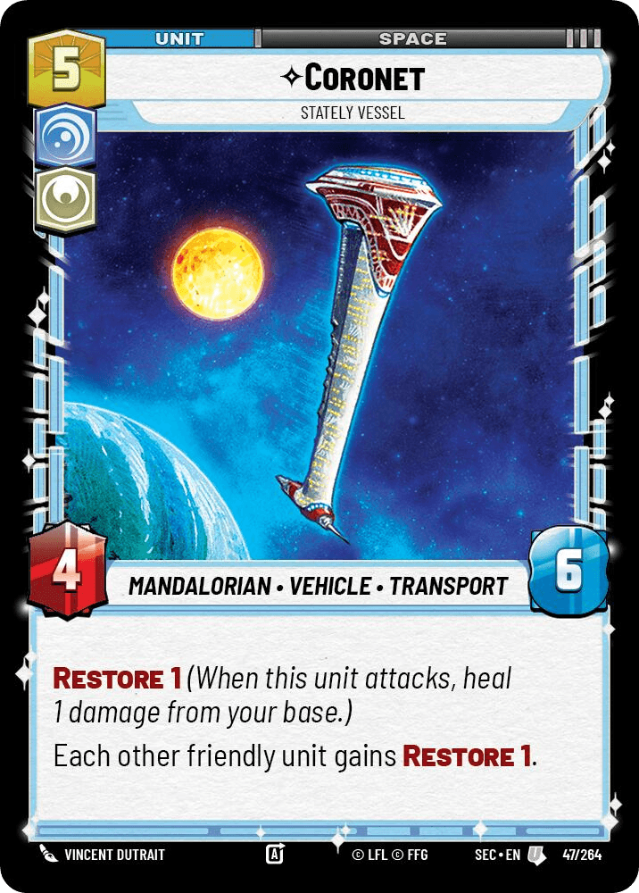 ⟡ Coronet, Stately Vessel