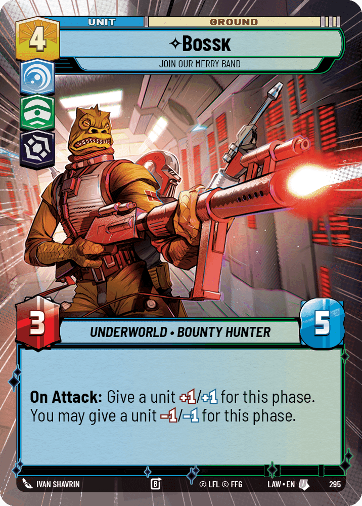 ⟡ Bossk, Join Our Merry Band