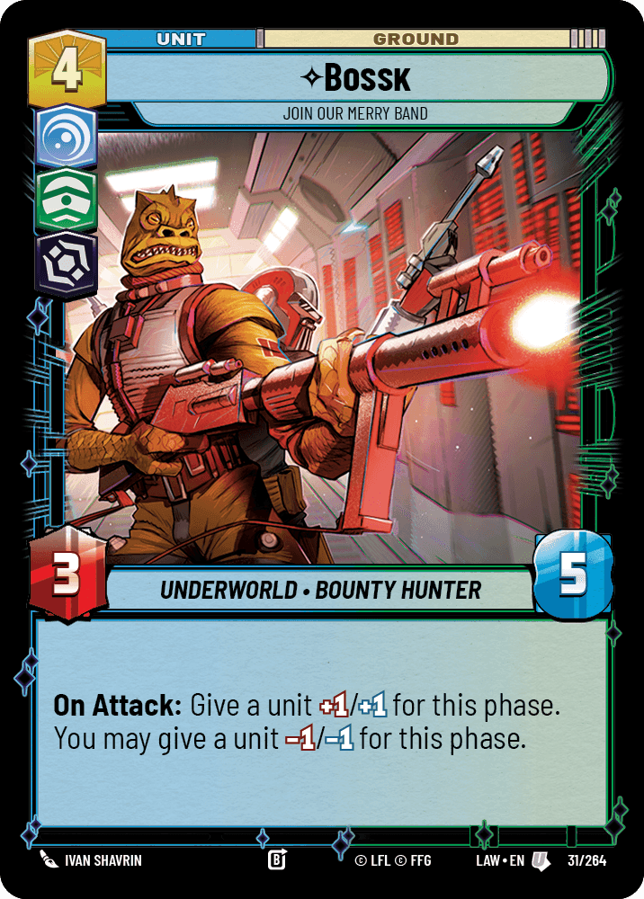 ⟡ Bossk, Join Our Merry Band