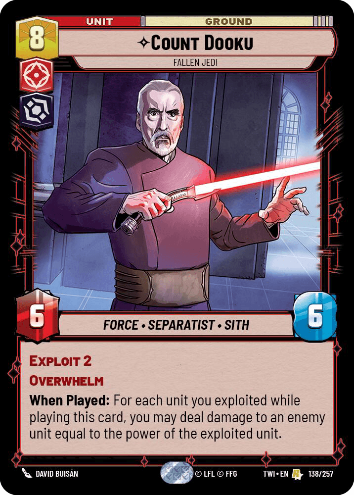 ⟡ Count Dooku, Fallen Jedi