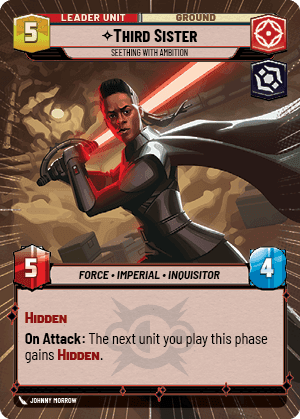 ⟡ Third Sister, Seething With Ambition (back)