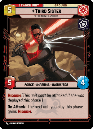 ⟡ Third Sister, Seething With Ambition (back)