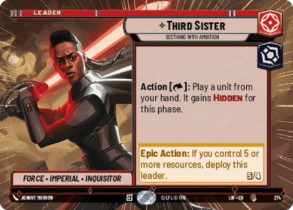 ⟡ Third Sister, Seething With Ambition