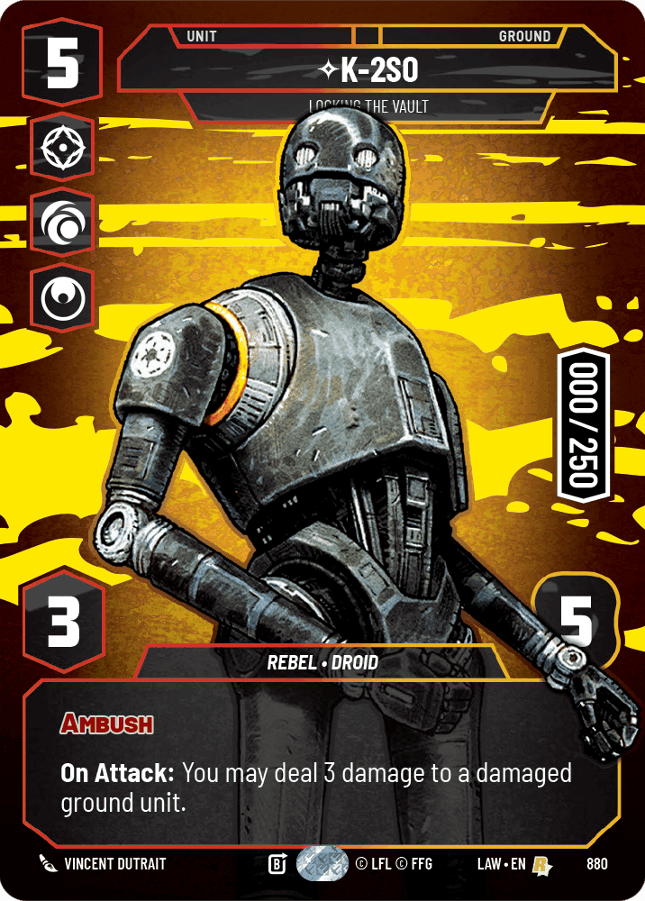 ⟡ K-2SO, Locking the Vault