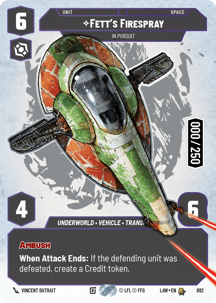 ⟡ Fett's Firespray, In Pursuit